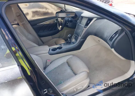 2014 Infiniti Q50 Hybrid Sport from USA, damaged, VIN JN1AV7AR1EM701144